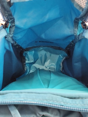 Osprey Skimmer 16L With Reservoir Sapphire Blue Hiking Hydration Backpack - Picture 11 of 23