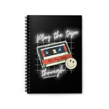 tape Notebook -aa, na, sober, recovery, sobriety, aa gifts, na gifts, 12steps