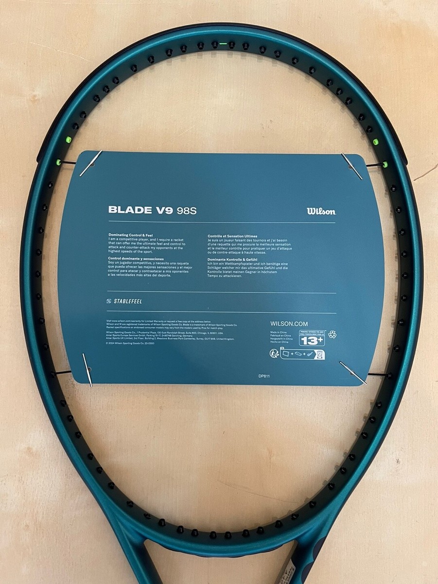 Wilson Blade V9 98S FRM 2 Tennis Racket Racquet 98sq 295g Wilson Blade V9 98S FRM 2 Tennis Racket Racquet 98sq 295g