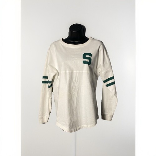 Rosa T-Shirt Damen Small grün/weiß Michigan State Spartans - Bild 3 von 7