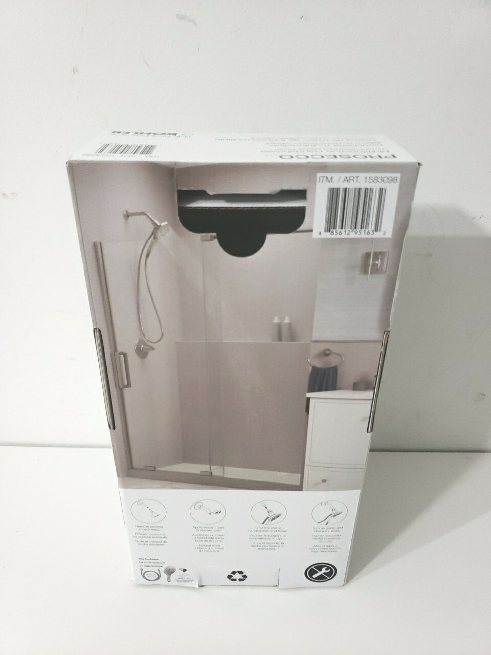 Kohler Prosecco Multifunction Brushed Nickel Handheld Showerhead eBay