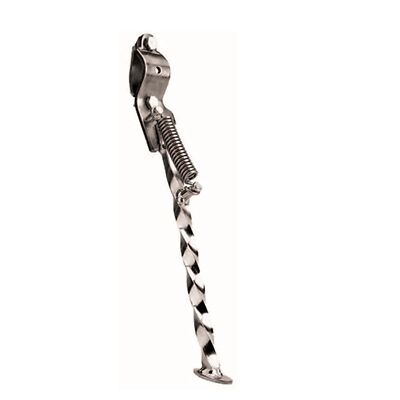 Ets Mauger - Béquille latéral chrome lisse bras carré courte