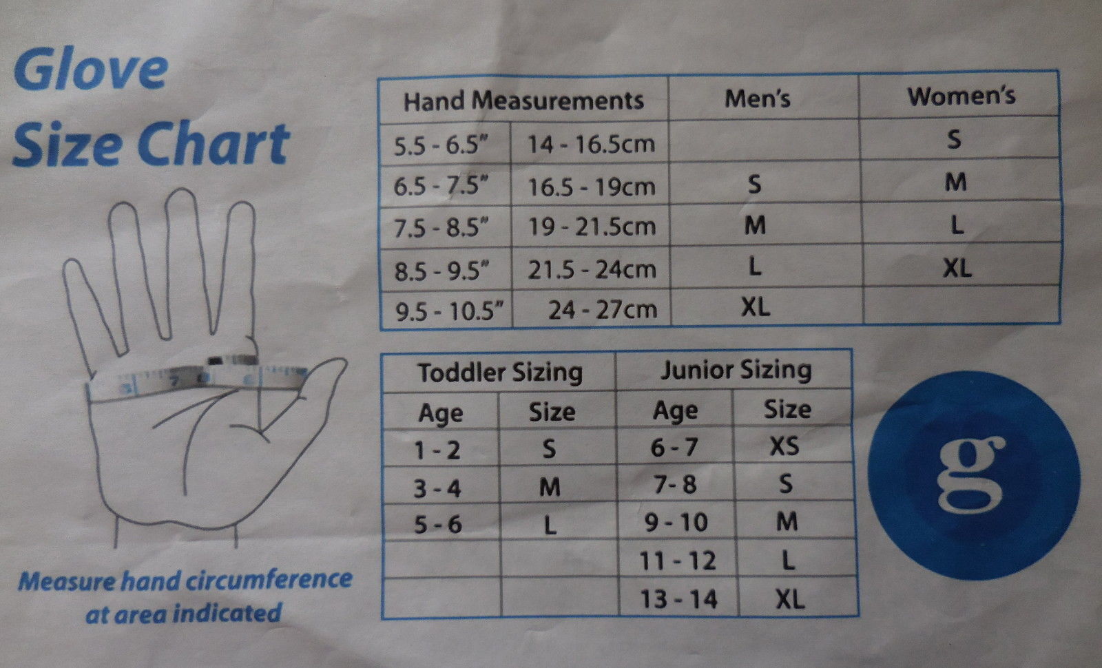 Flashshield Sizing Chart