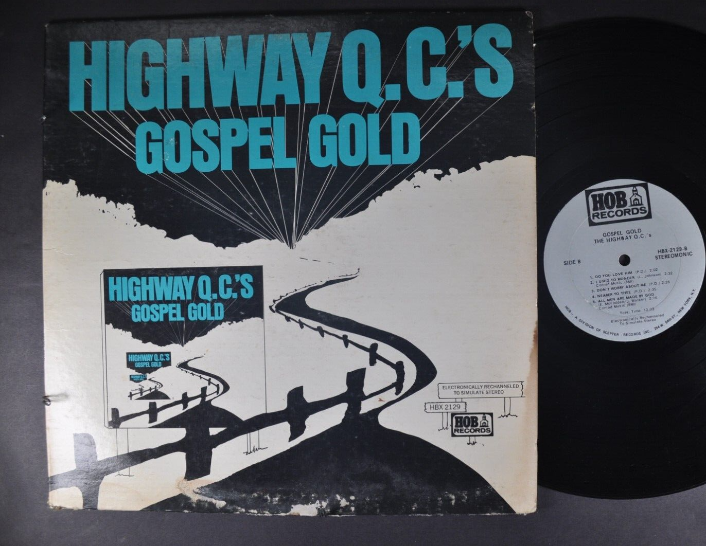 HIGHWAY Q.C.'s GOSPEL GOLD GOSPEL LP HOB