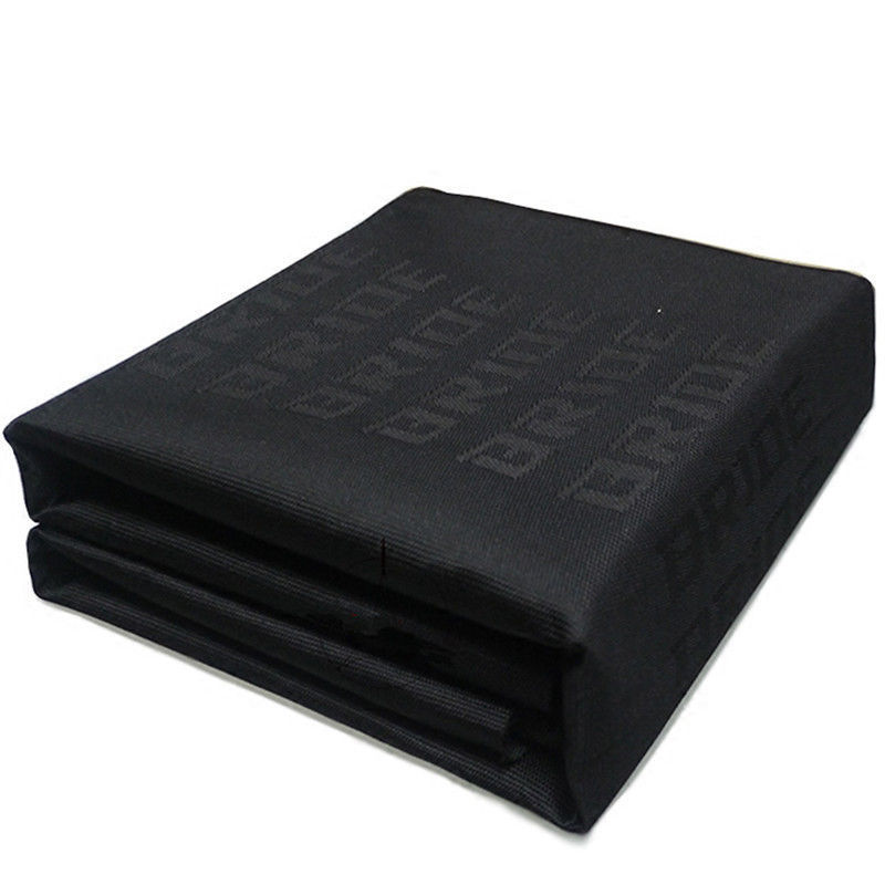 JDM Black Bride Style Fabric Seat Cloth – 1M X 1.6M Roll – X-LIGHT Racing Interior