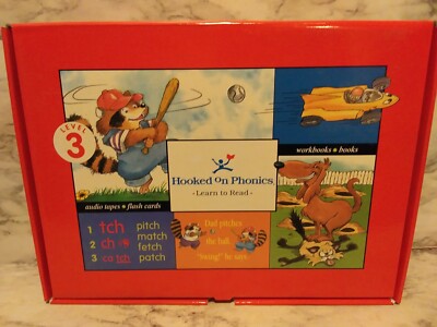 Hooked on Phonics 1998 Learn to Read Kits Level 3-5 Cassette