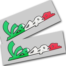 Vespa Drapeau Italien Plat