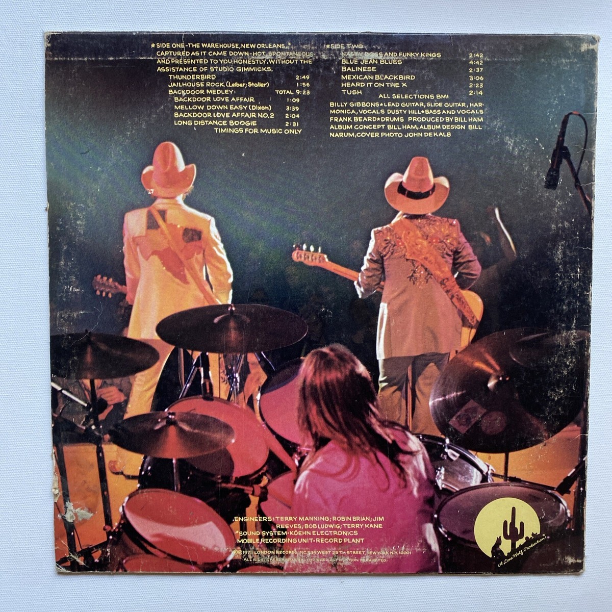 洋楽 ZZ Top ROCK/POP]~EXC LP~ZZ TOP~Fandango~[Original 1975~LONDON~Issue]~RCA