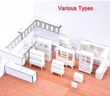 Miniature Model ABS Plastic Cupboard Cabinet Kitchen Ornament Scenery Craft DIY