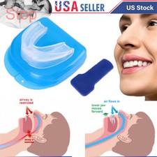 Anti Snore Mouthpiece Aid Stop Snoring Device Apnea Guard Bruxism Sleeping Aids
