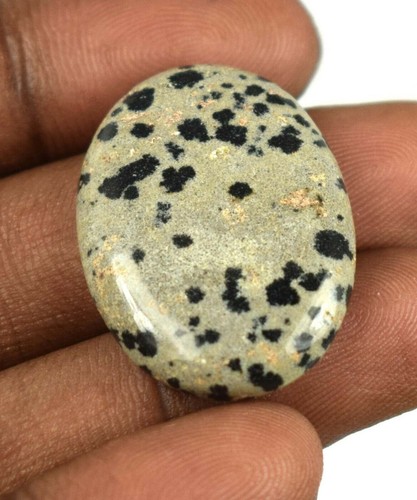 Cabochon naturale diaspro dalmata messicano guarigione miscela pietre portafortuna certificato - Foto 26 di 44
