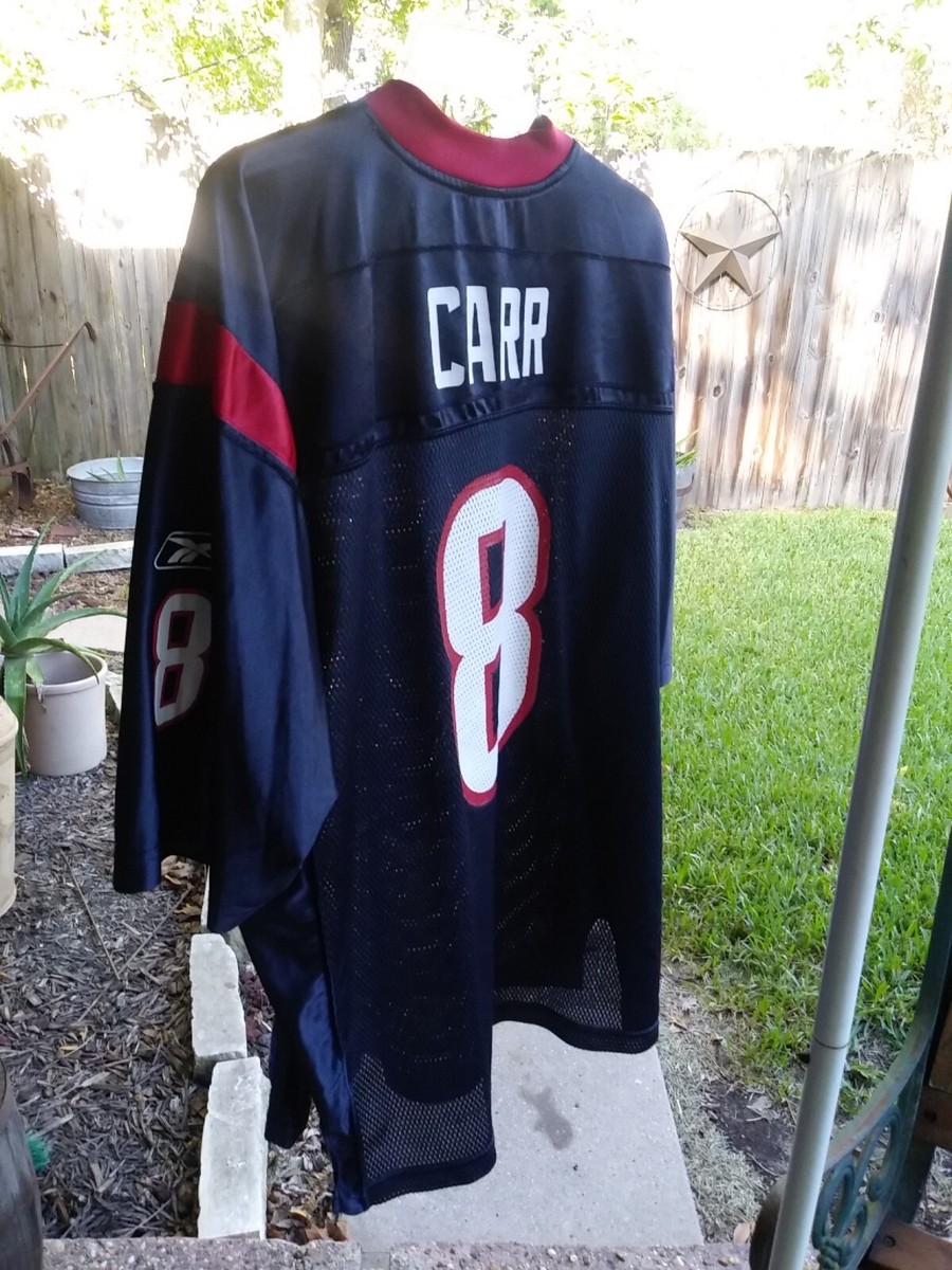 🏈 NFL Houston Texans Reebok Blue ON FIELD Jersey Mens LARGE #8