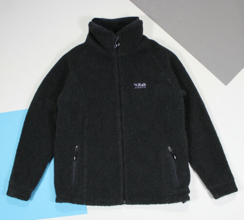 Women's Rab Double Pile Fleece Jacket QFC-21 Full Zip Grey (size XL) - Afbeelding 1 van 7