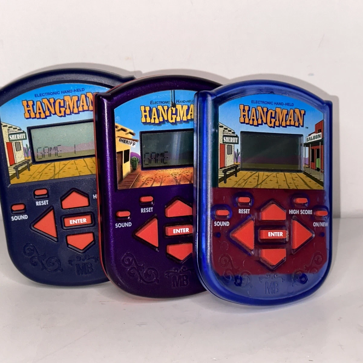 Hangman electronic handheld game deals