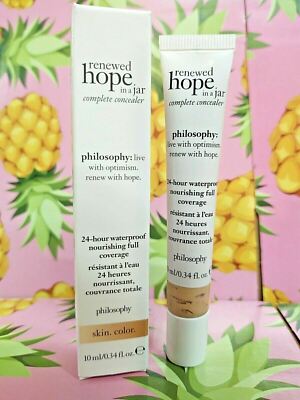 Philosophy RENEWED HOPE IN A JAR Complete CONCEALER Full Coverage 9.5 COCOA .34z