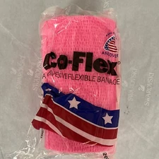 Andover #3540CP CoFlex Cohesive Bandage, 4" x 5yd, Pink - 1 roll