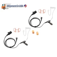 2Pin Acoustic Tube Walkie Talkie Earpiece Headset Mic PTT Two-way Security Radio