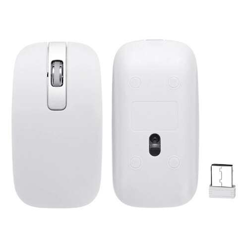 2.4G Bezprzewodowa klawiatura i mysz Cicha klawiatura Mysz Zestaw Zestaw Ultra Keyboard - Zdjęcie 6 z 14