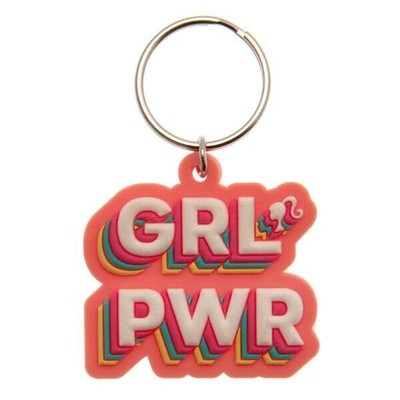 BARBIE (GRL PWR) RUBBER KEYCHAIN (UK IMPORT) KEYCHAIN NEW | eBay