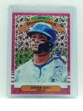 Javier Baez 2019 Optic Baseball Diamond Kings PINK VELOCITY (/199) Chicago Cubs
