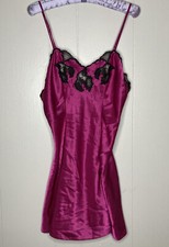VINTAGE EVE STILLMAN COUTURE PEIGNOIR 2 PIECE NIGHT GOWN  ROBE POCKETS LACE N