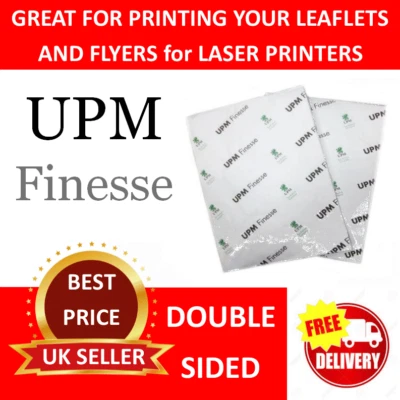 GLOSS 2 SIDED 250 gsm SRA3 WHITE CARD x 250s for LASER & DIGITAL PRINTERS - Image 1 of 2