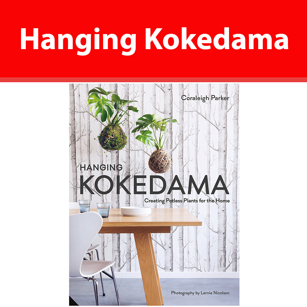 Hanging Kokedama Creating Potless Plants for the Home by Coraleigh Parker HB NEW