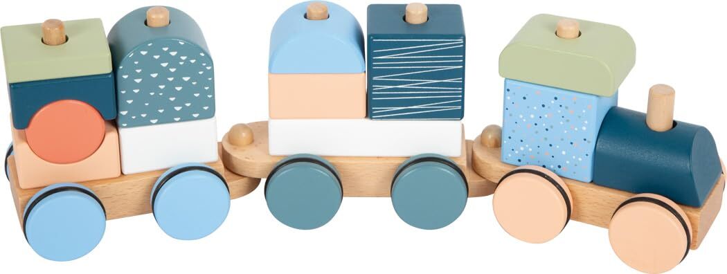 small foot Wooden Train Arctic made of FSC 100%-certified wood, stacking & inser
