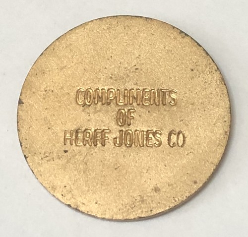 Vintage 1967 ABINGTON Pennsylvania High School NASC Student Council Coin / Medal - Picture 2 of 3