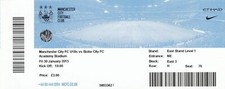 Ticket - Manchester City U18 v Stoke City U18 30.01.15
