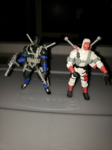 Rare 2pack GI Joe vs Cobra Collectible Snake Eyes vs Storm Shadow loose complete - 第 1/3 張圖片
