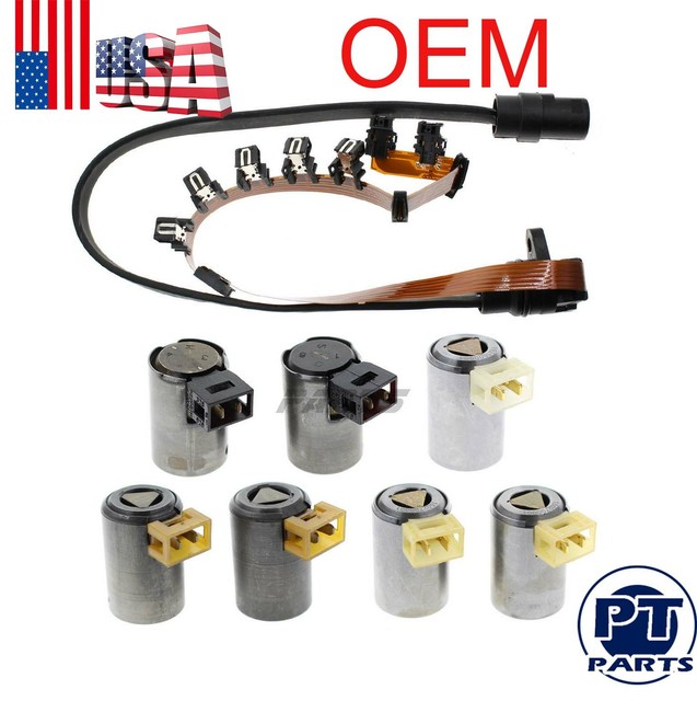 Transmission Master Solenoid Kit Set W/ Wire Harness FOR VW JETTA 9504