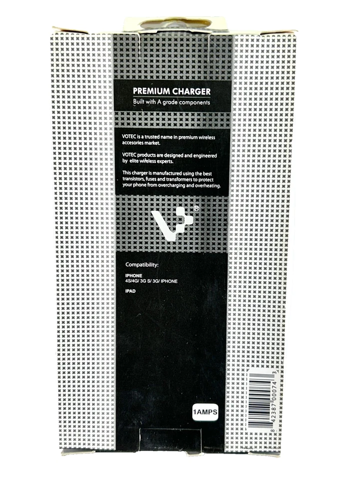 Cargador de coche Votec Premium construido con componentes de grado A para iPhone 4/iPad Foto 2 de 4
