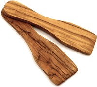 2 X Racletteschieber Raclettespachtel Raclette - Schaber L 13 Cm Aus Olivenholz