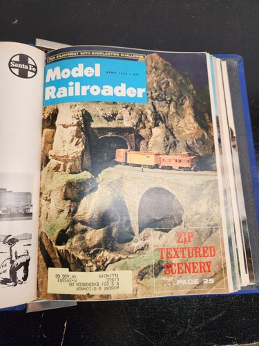 Model Railroader Mag -Complete Year Run & Binder- You Choose Year - 1950 to 1969 - Picture 96 of 156