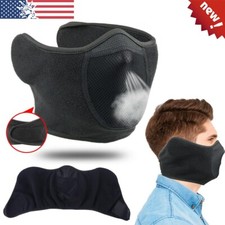 Winter Fleece Face Mask Windproof Ear Warmer Ear Muffs Skiing Thermal Face Cover