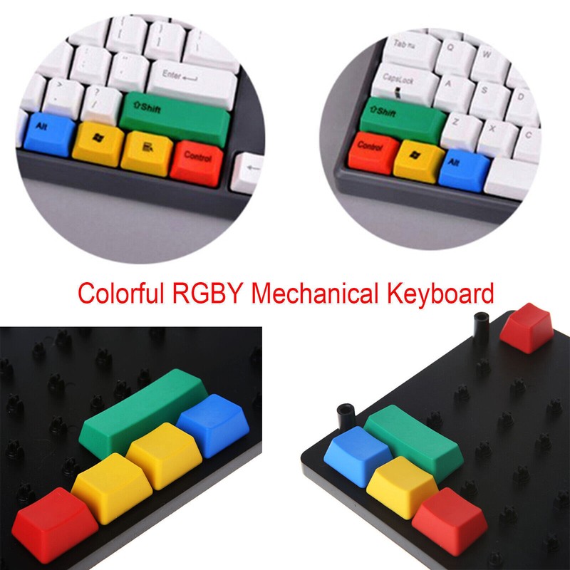 Colorful RGBY Mechanical Keyboard Keycaps PBT Buttons for RGBY Mechanical Cherry