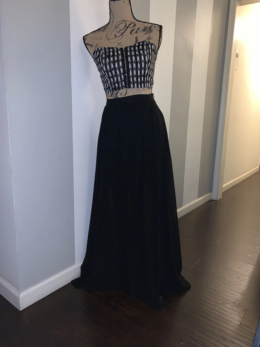 Bebe hotsell maxi skirt