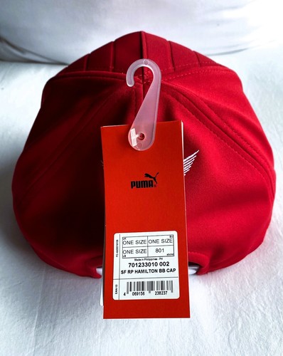 Puma Scuderia Ferrari HP 2025 F1 Driver Lewis Hamilton Baseball Cap Adult - New - Picture 5 of 12
