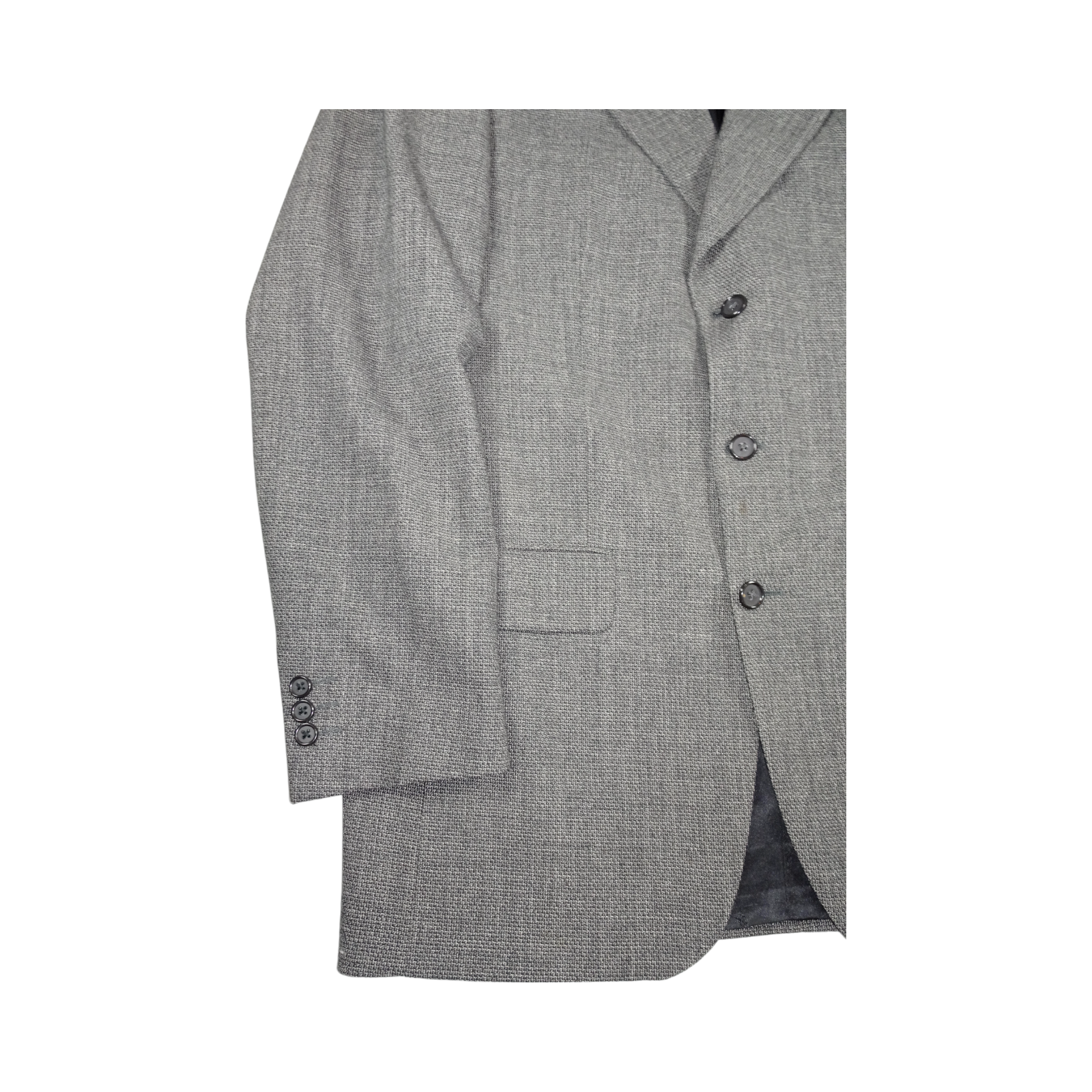 Giacca blazer antracite YVES SAINT LAURENT giacca tuta sportiva cappotto uomo taglia 40 R usata in ottime condizioni