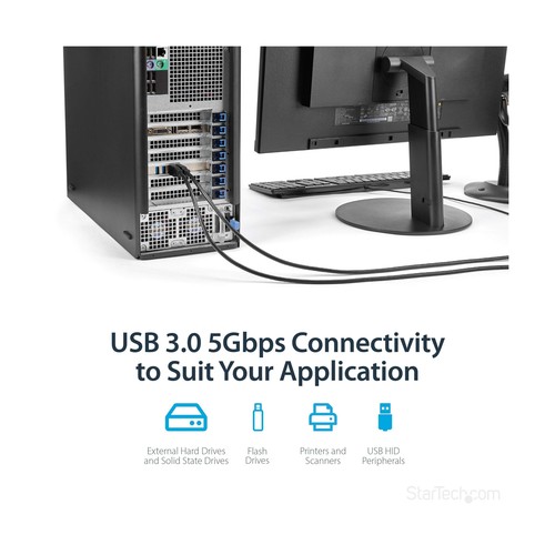 StarTech.com 4 Port USB 3.0 PCIe Card, 4 Port USB PCIe Card - USB 3.2 Gen 2 (... - Picture 3 of 7