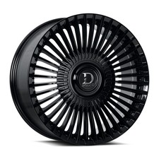 22 Dolce Luxury Trento Black 22x9 Concave Wheels Rims Fits Kia Telluride