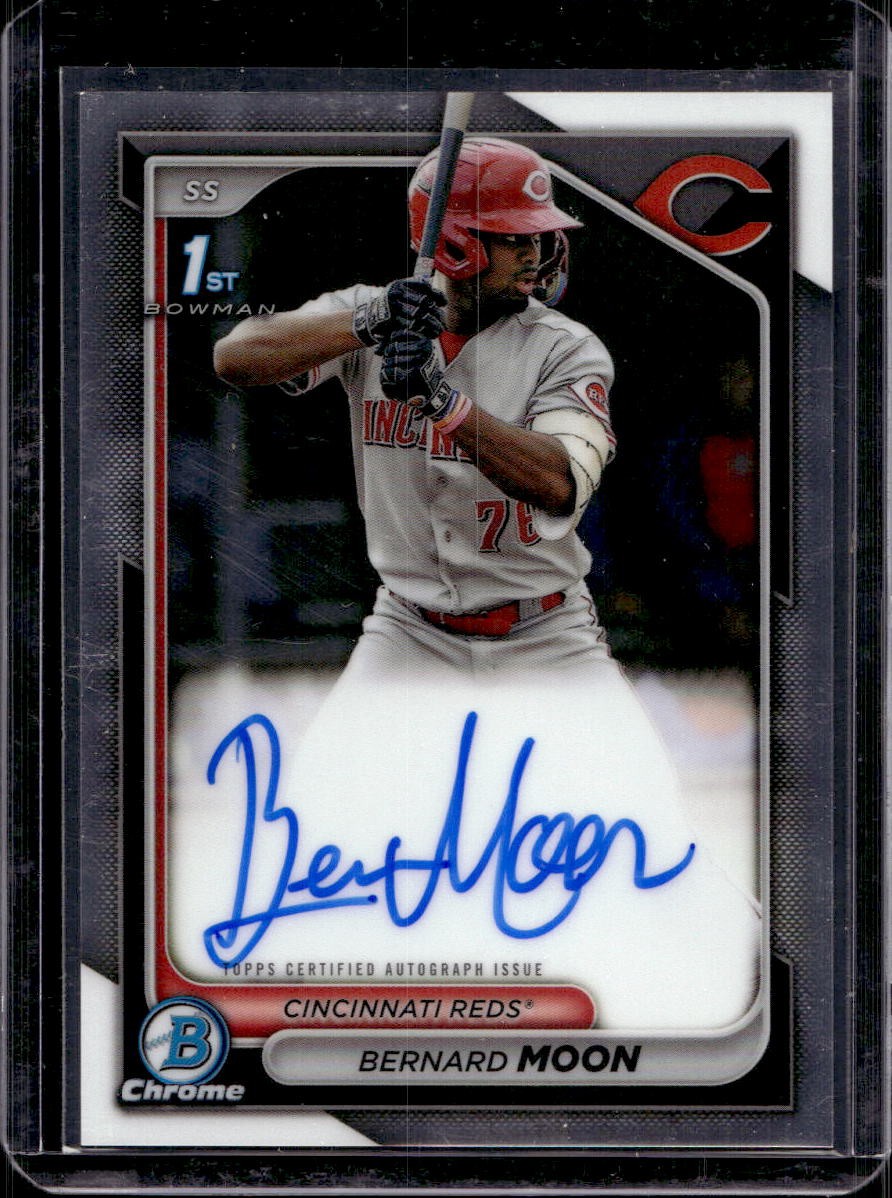 Bernard Moon 2024 Bowman Chrome #CPA-BMO 1st Prospect Auto C