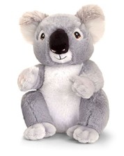 Plüschtier Koala 18 cm, Sitzendes Kuscheltier, Weiches Stofftier Beuteltier