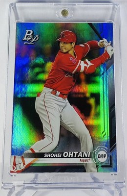 Shohei Ohtani RARE REFRACTOR INVESTMENT CARD TOPPS BOWMAN ANGELS ROOKIE OF YEAR