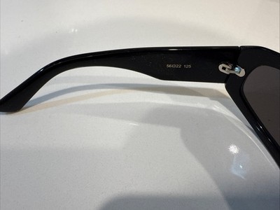 VEHLA Black Rectangular Sunglasses with Smoke Lenses VEHLA OLSEN VS100 - BLACK/SMOKE 22I 51-18 140 | eBay main image 4