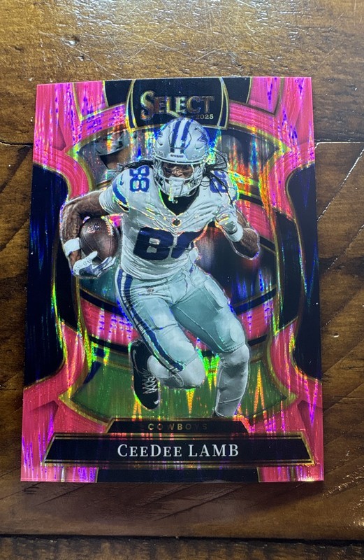 2025 Panini Select - Concourse CeeDee Lamb #98 Pink Shock Prizm
