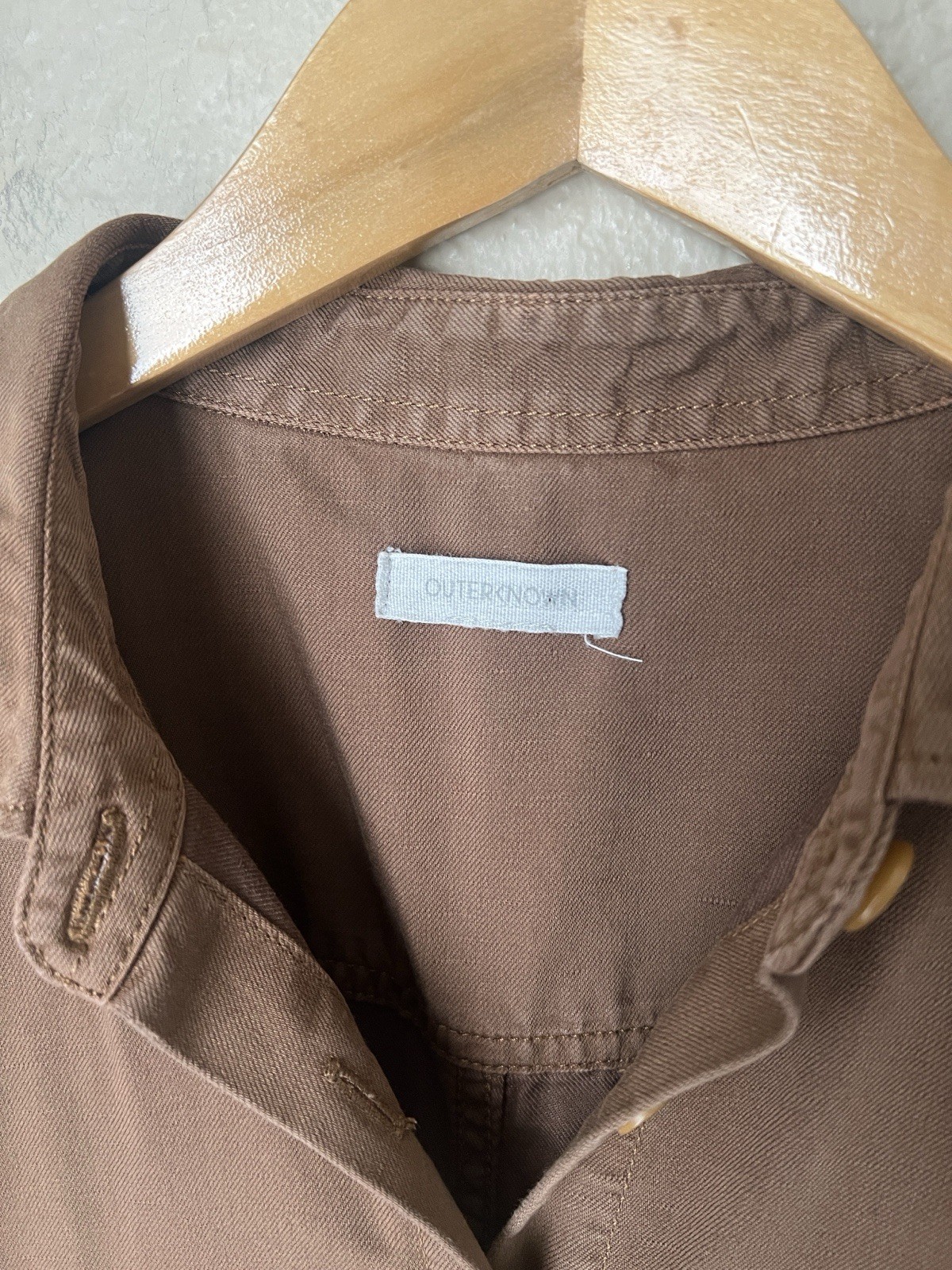 Outerknown Brown Button Pant Playsuit - image 4