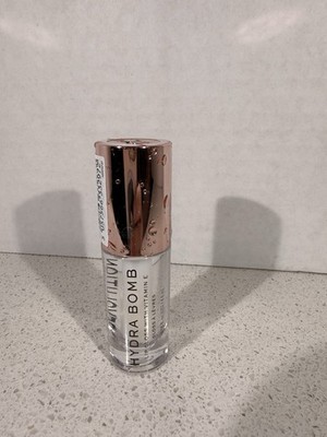 Makeup Revolution Hydra Bomb Lip Gloss Clear Vitamin E 4.8ml New