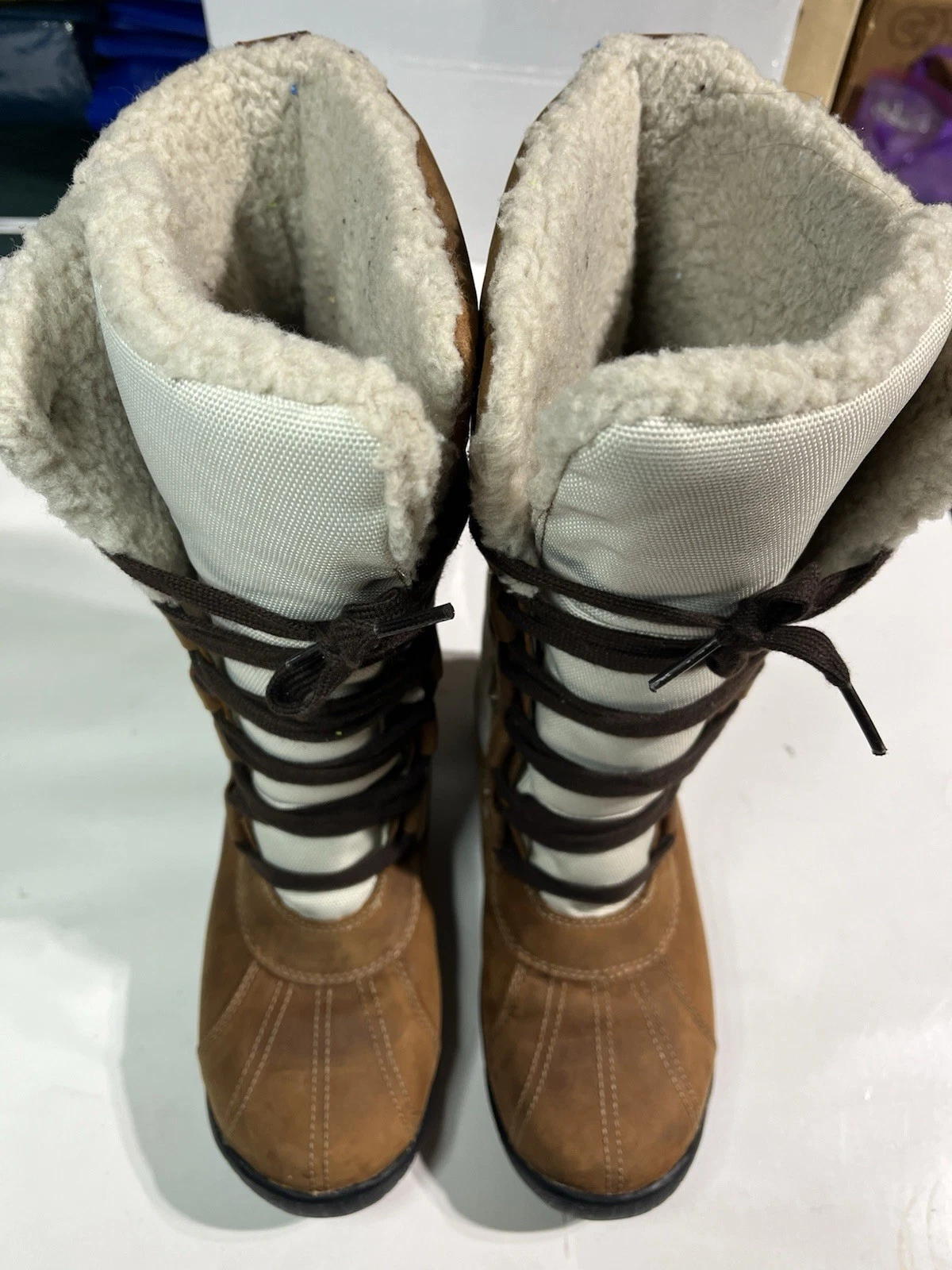 Scarpe stivali donna Timberland 6910B marrone marrone chiaro N